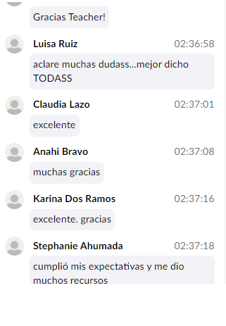 sexualidad opiniones Opiniones de los participantes