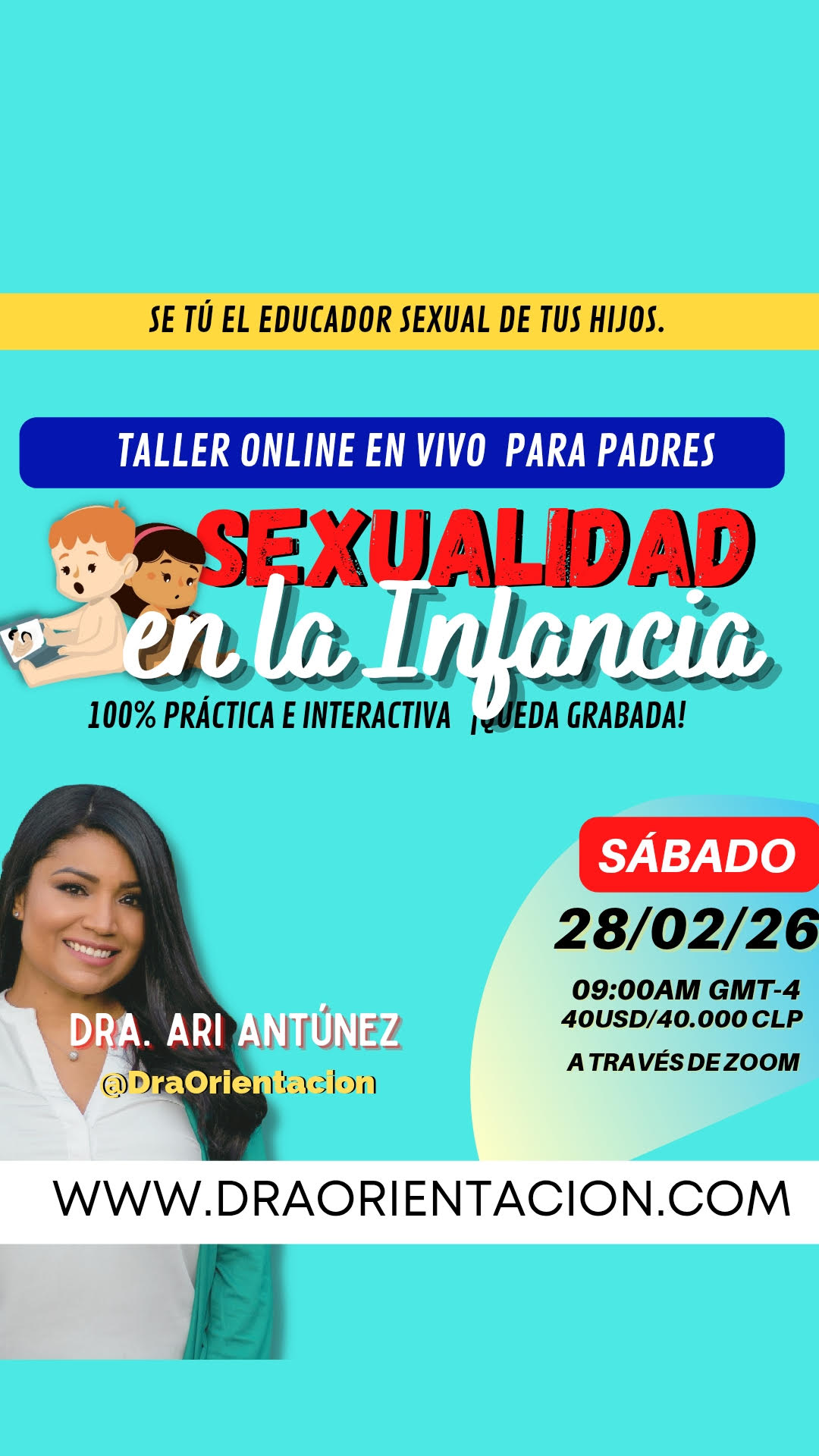 Taller para Padres Sexualidad en la Infancia